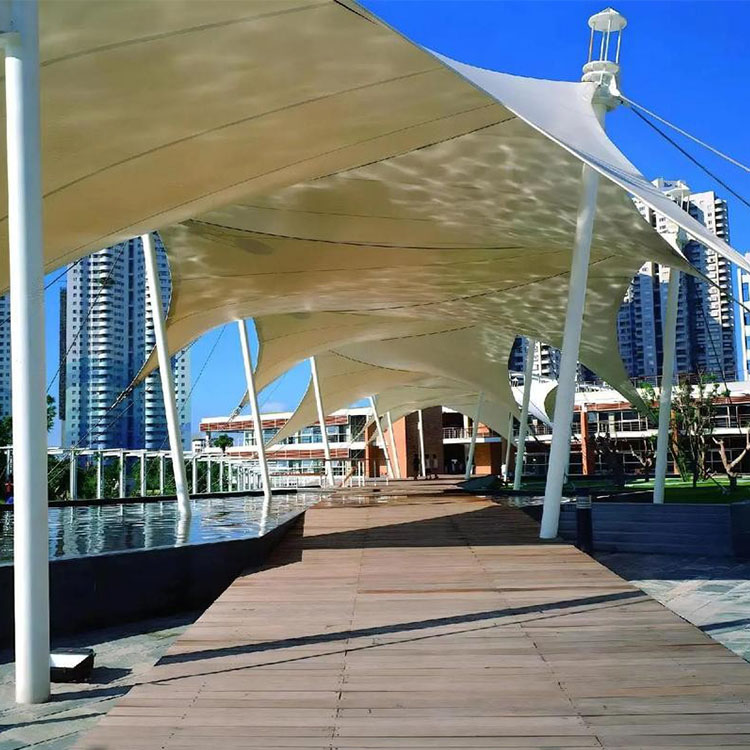 麻城市膜结构景观棚