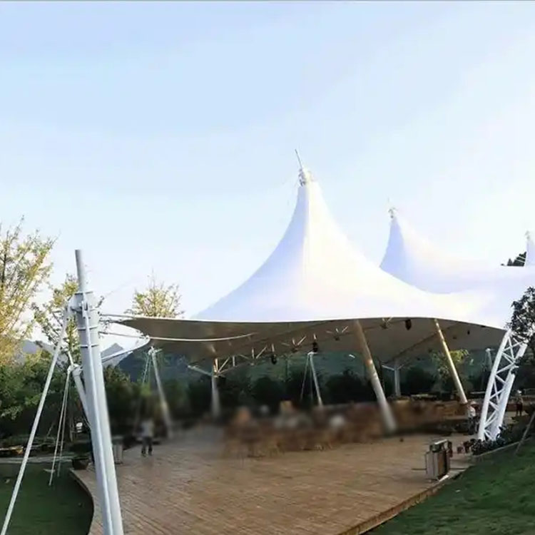 麻城市膜结构景观棚