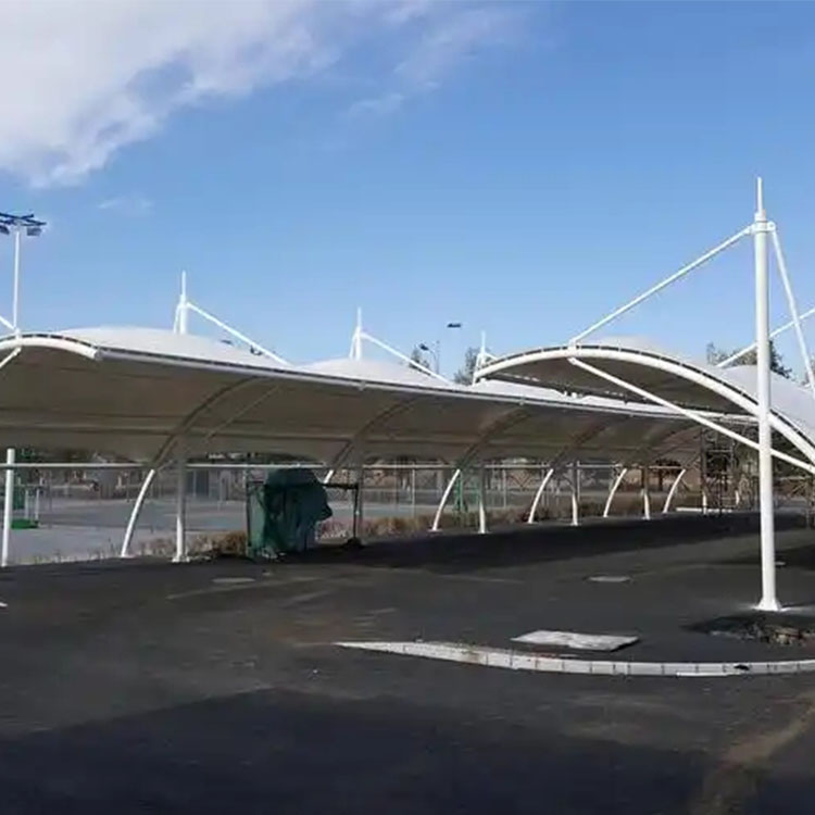 麻城市膜结构电动车棚