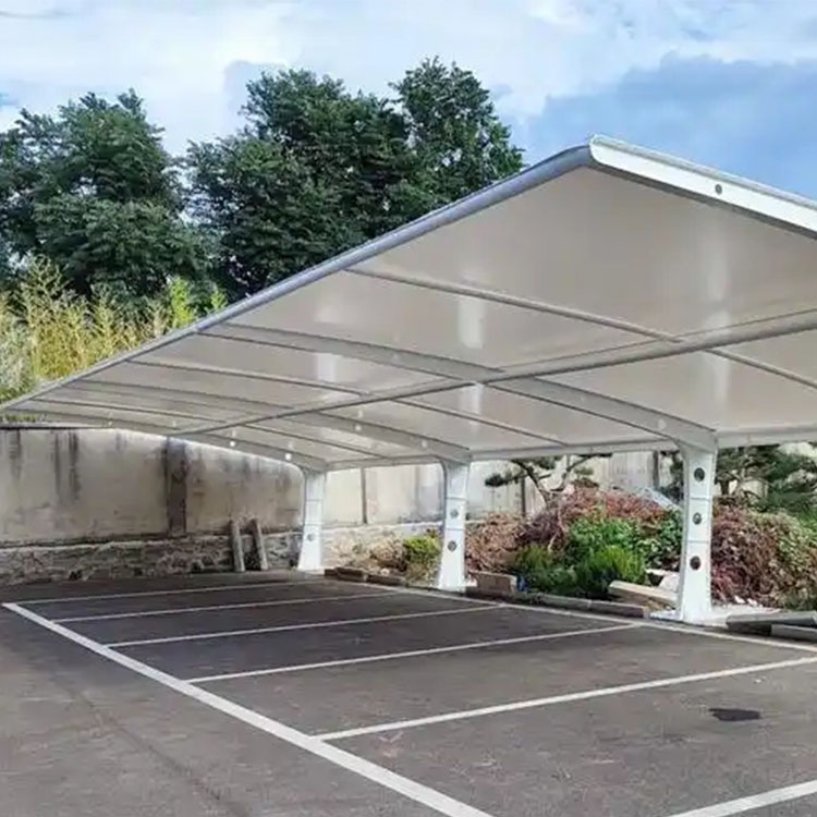 麻城市膜结构汽车棚