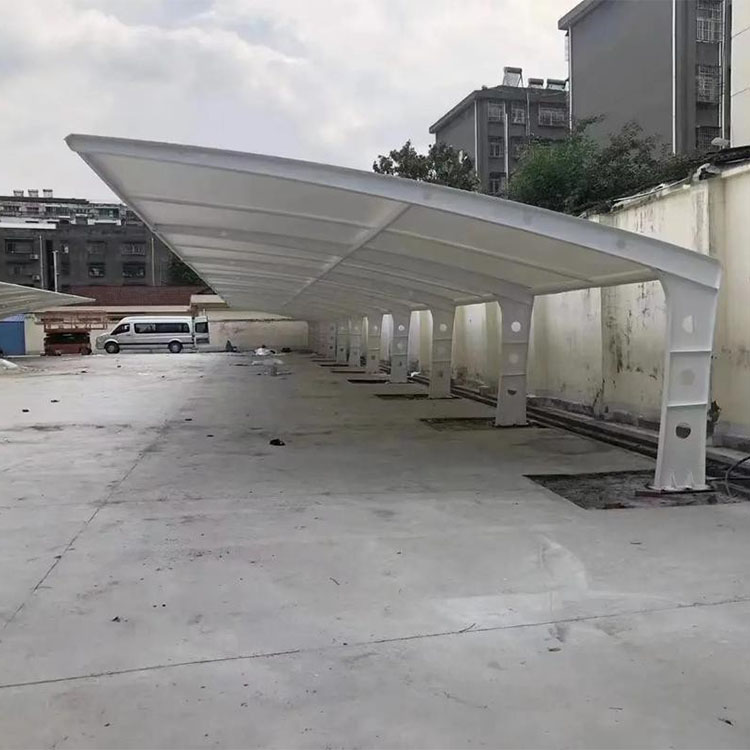 麻城市膜结构汽车棚